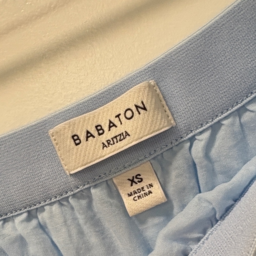 ALL CLOTHING- SKIRTS- LADDER POPLIN SKIRT POPLIN PLEATED MAXI SKIRT - Picture 2 of 16